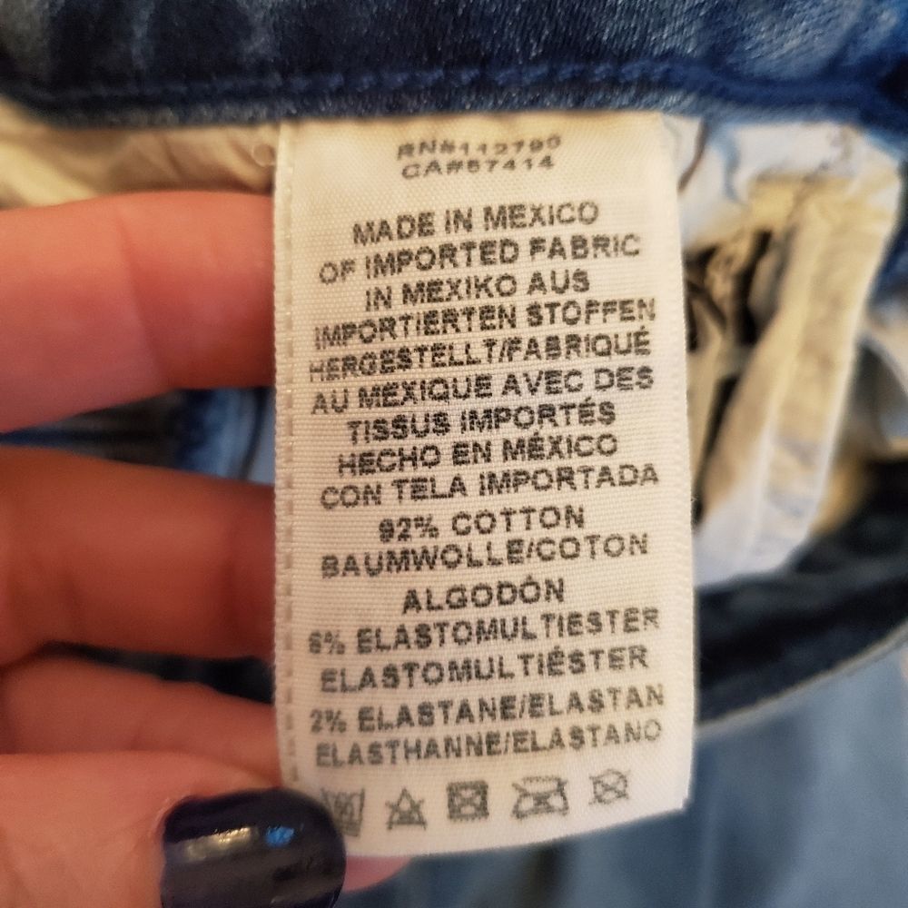 True religion mid-rise straight cropped jeans - Picture 6 of 8